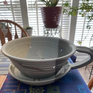 Pottery Berry Bowl-Unique and so pretty